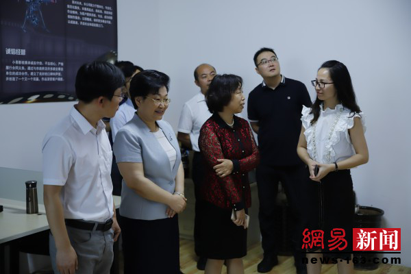 河北省委统战部副部长、省工商联党组书记郭翠朵调研沧州市网络媒体协会