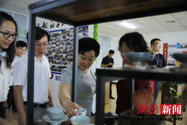 河北省委统战部副部长、省工商联党组书记郭翠朵调研沧州市网络媒体协会